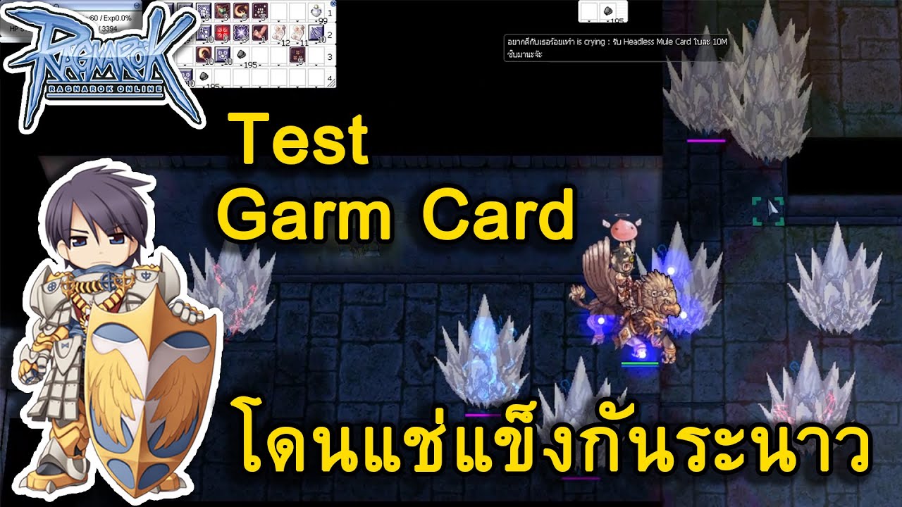 Test Garm Card โดนแช่แข็งกันระนาว