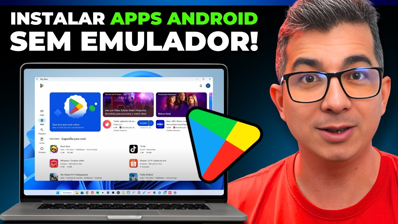 Como INSTALAR Qualquer APP Android no Windows 11 (Passo a Passo)