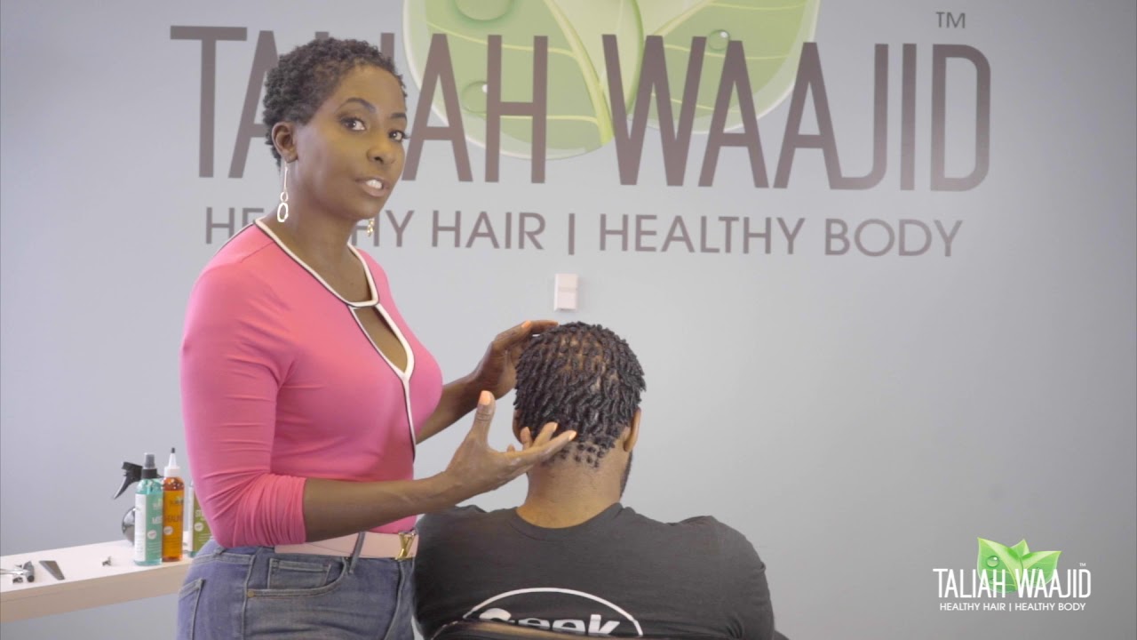 How to do Starter Locs with Taliah Waajid on Men's Natural Hair