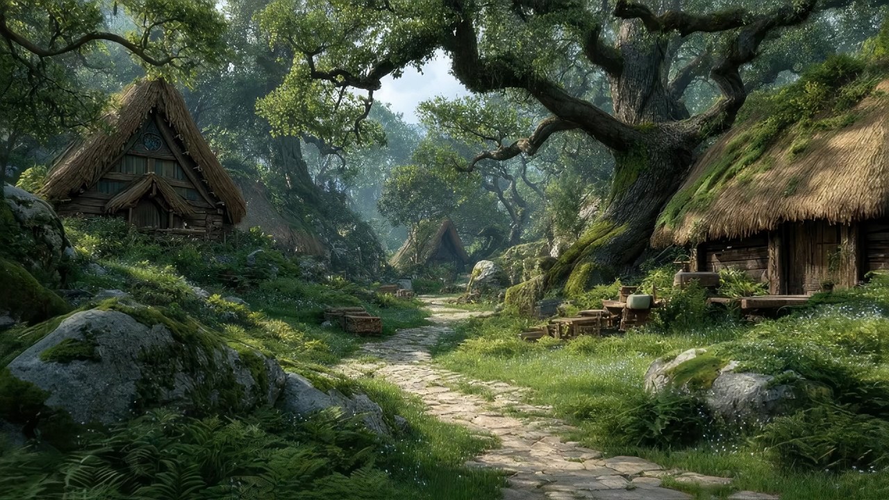 Deep Relaxing Celtic Music for St. Patrick’s Day | Enchanted Woodland Village Path