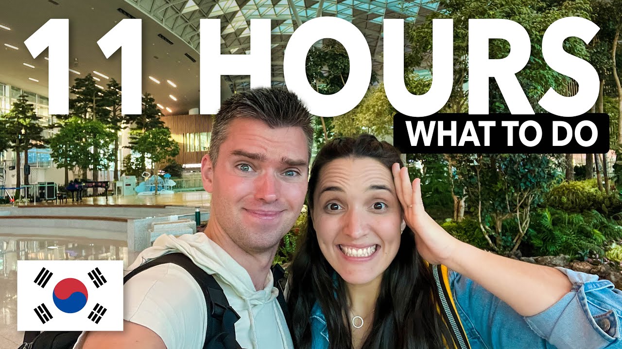 🇰🇷 11 HOUR Long Layover in Incheon International Airport Vlog - WHAT TO DO!