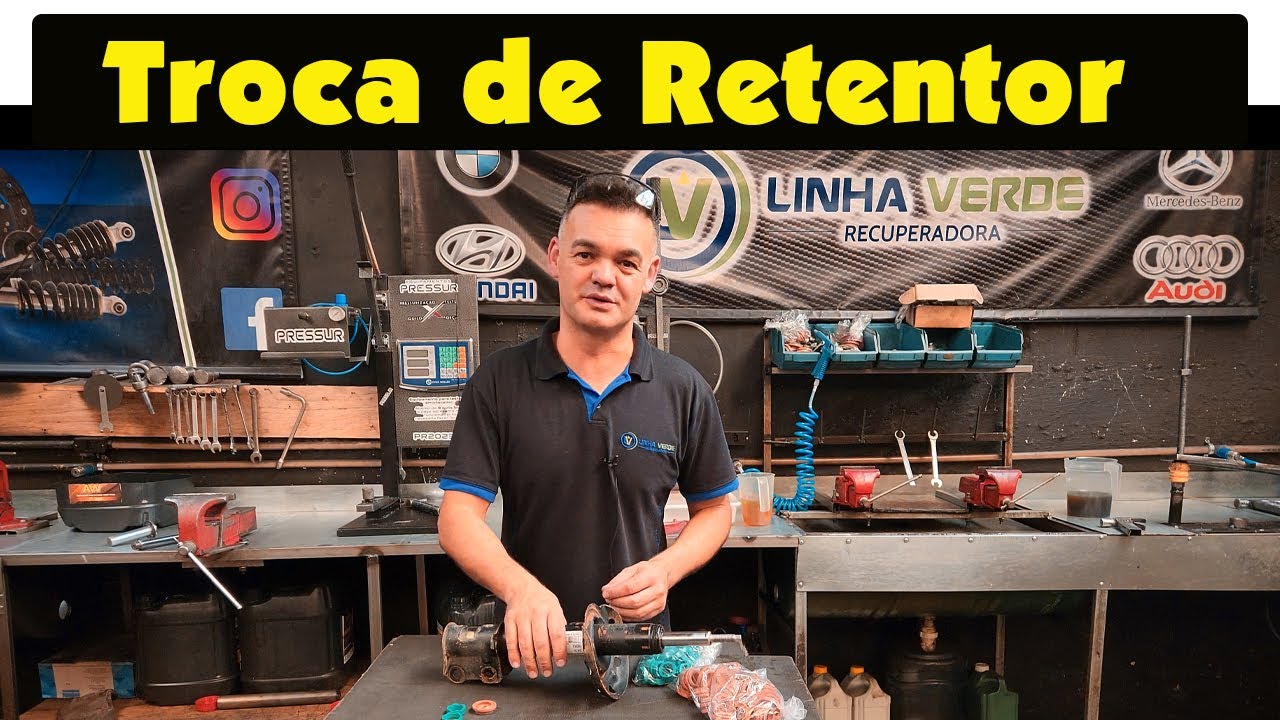 Como trocar retentor de amortecedor | Curitiba recuperadora linha verde