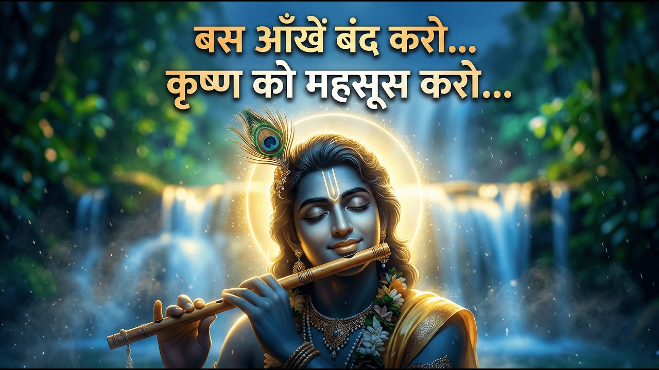 Krishna Divine Flute | Peaceful Devotional Instrumental for Deep Meditation & Positive Energy
