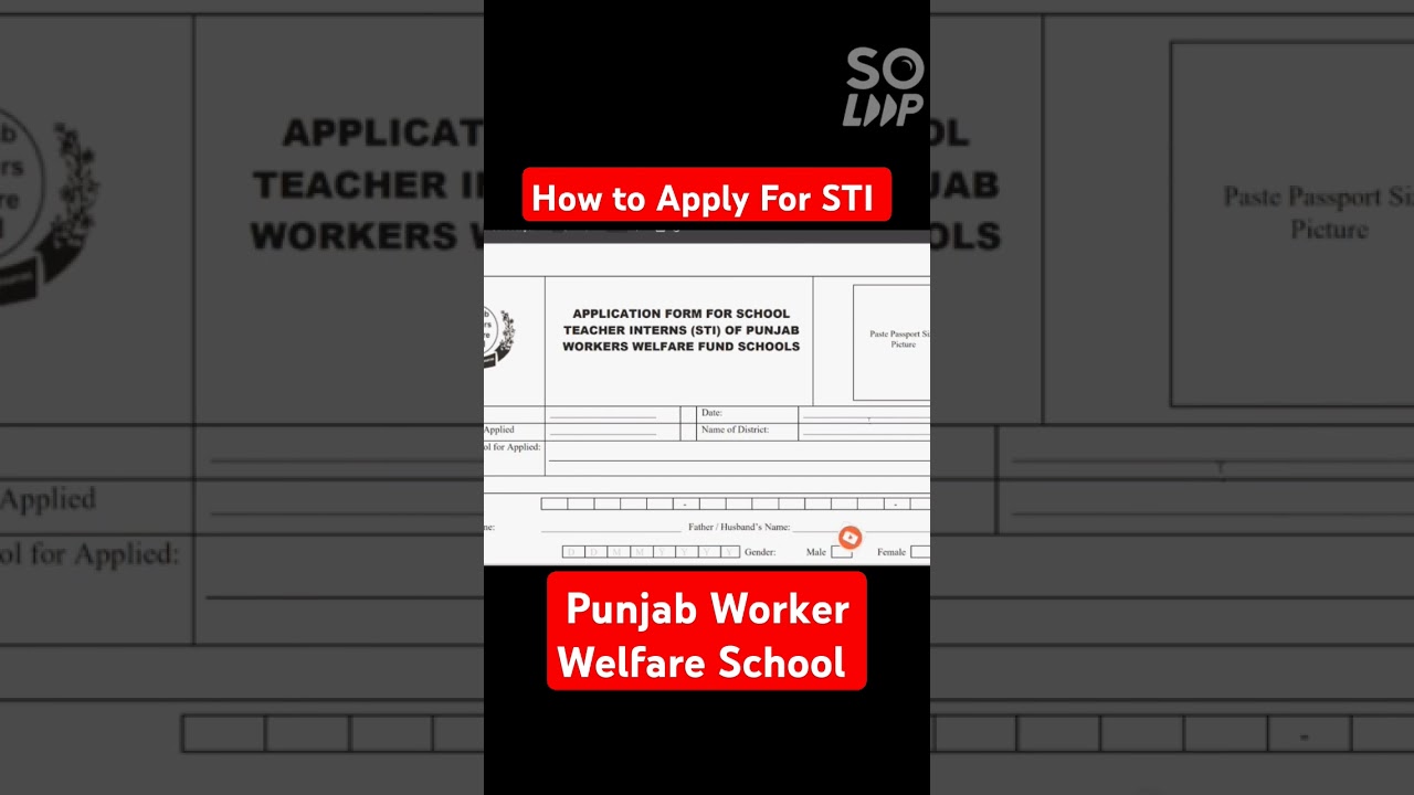 STI Jobs 2025 how to apply| Punjab Worker Welfare Jobs 2025| PWWF STI Jobs 2025#malomatifactory #sti