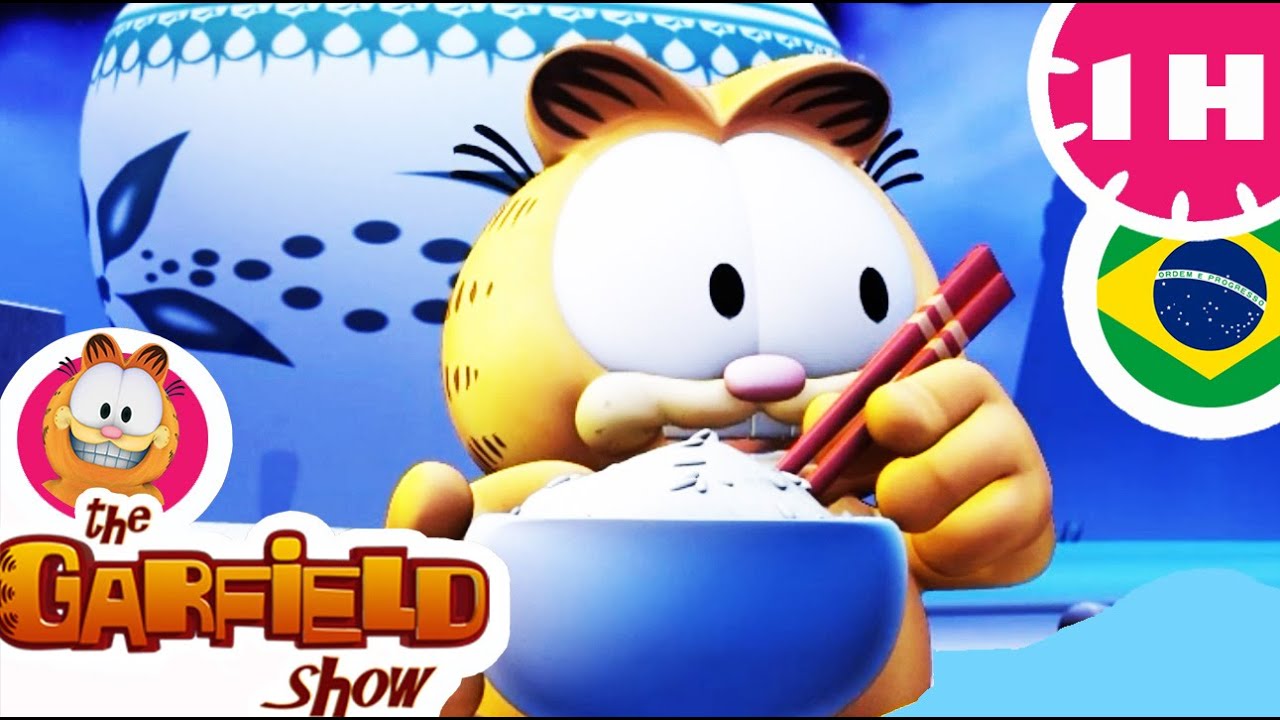 🇨🇳Garfield vai à China!🇨🇳- Compilação HD