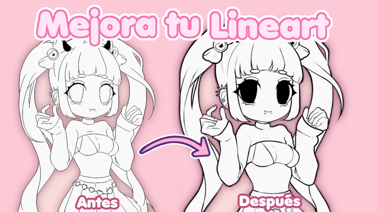 ¡Tus line arts quedarán 10 veces mejor! Cómo mejorar tu lineart rápido ✨