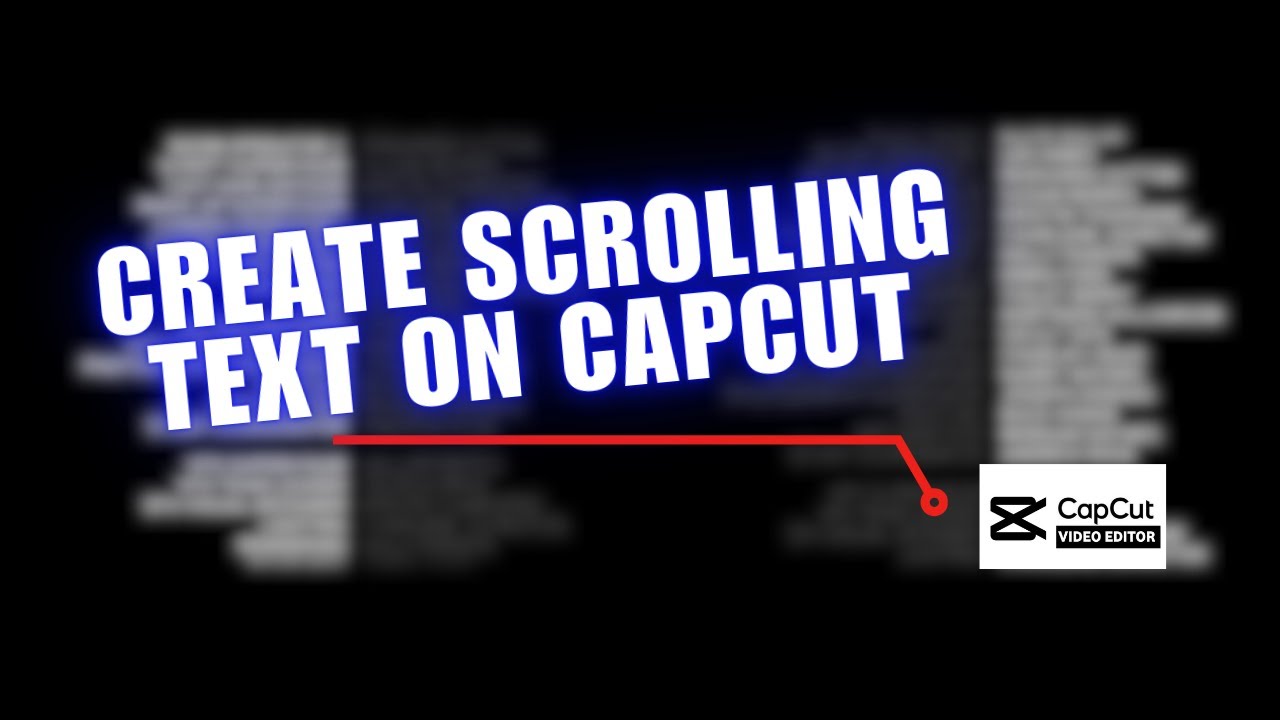 🔥 STEPS: How to create scrolling text on capcut | Full Guide