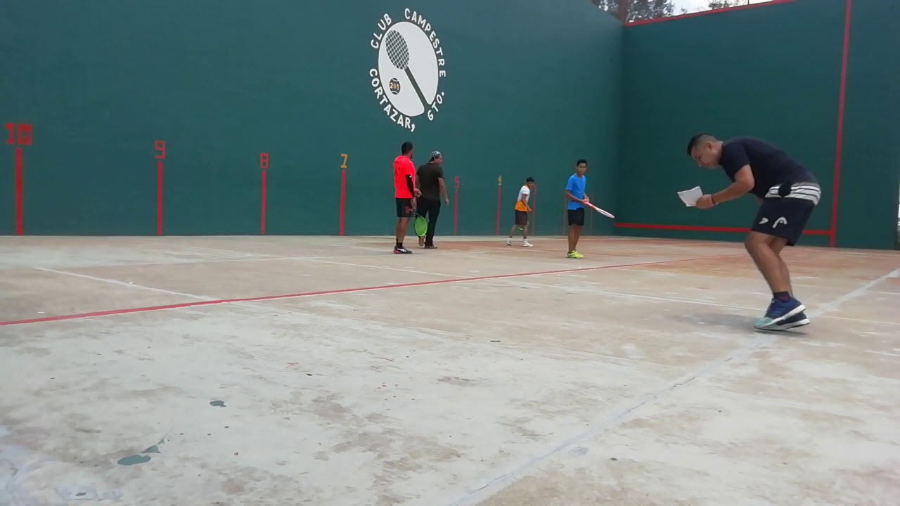 Frontenis preolímpico, Armando y Leo VS Markis y Zarihuella