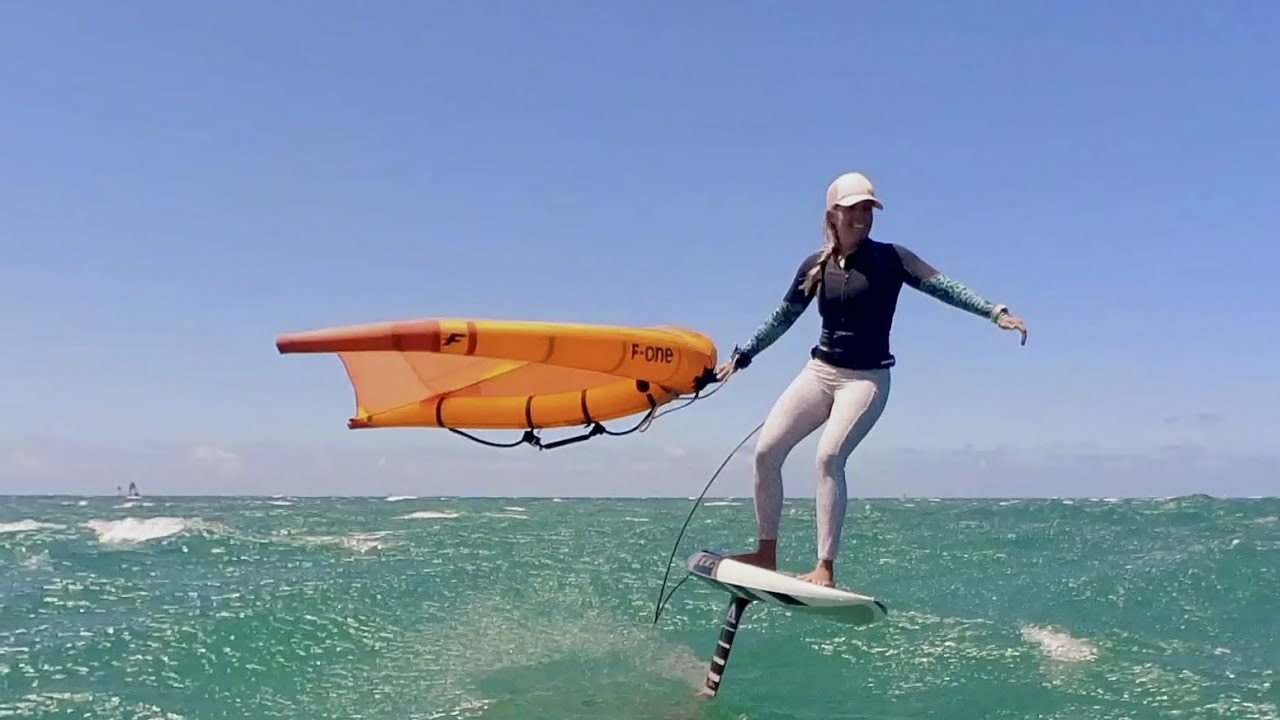 I feel at home on a foil in the ocean