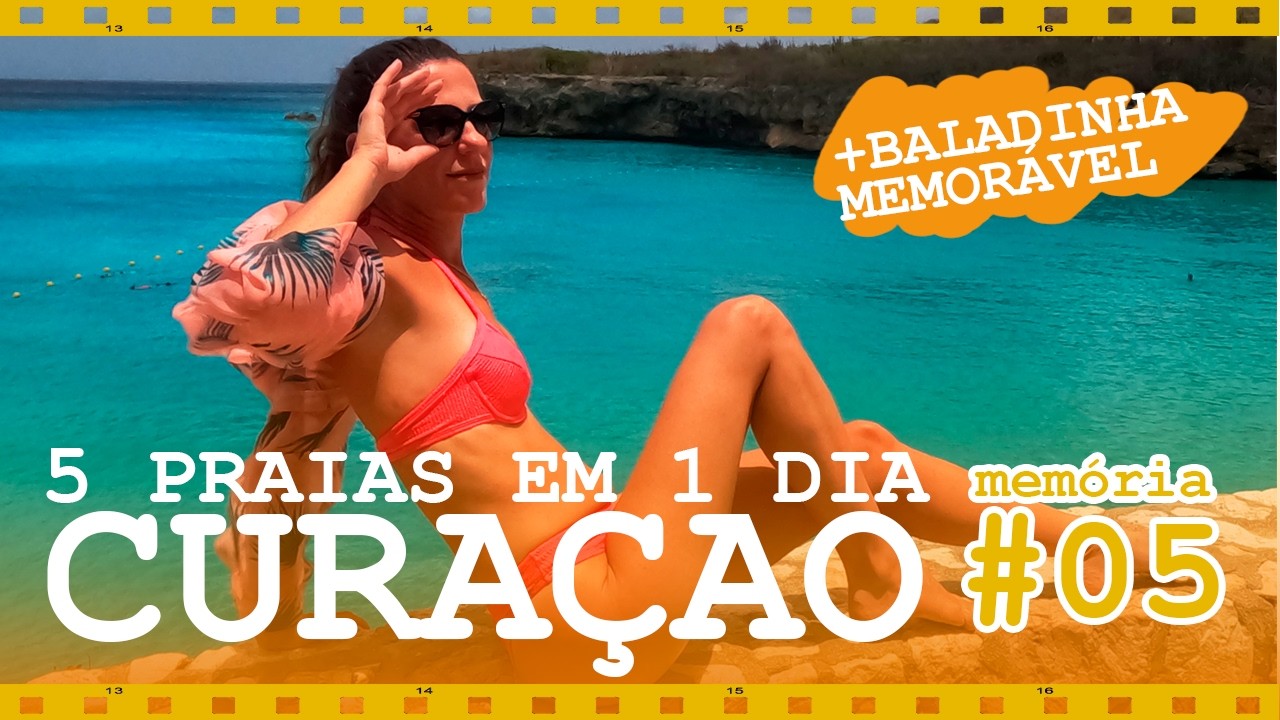 CURAÇAO Ep5: Exploramos 5 praias em Curaçao em 1 dia de carro (um pouco corrido)
