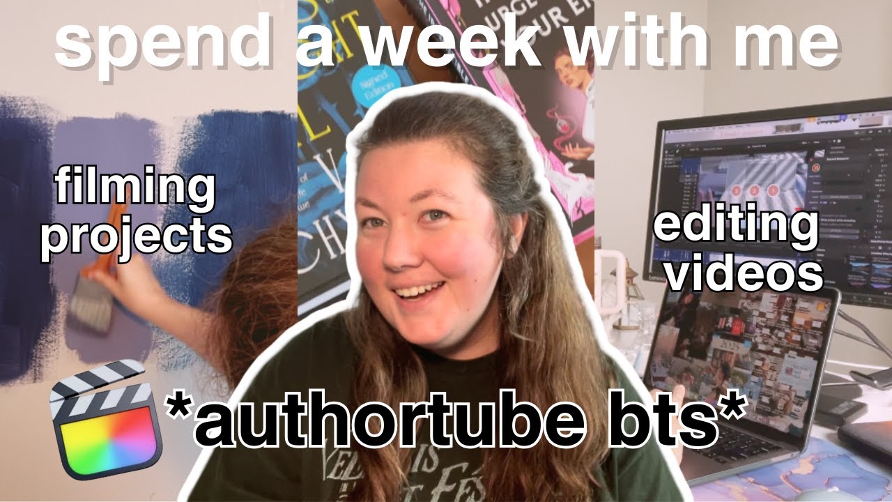 Getting Back Into AuthorTube ✍️ 💻 A Week of Filming & Editing in Final Cut Pro