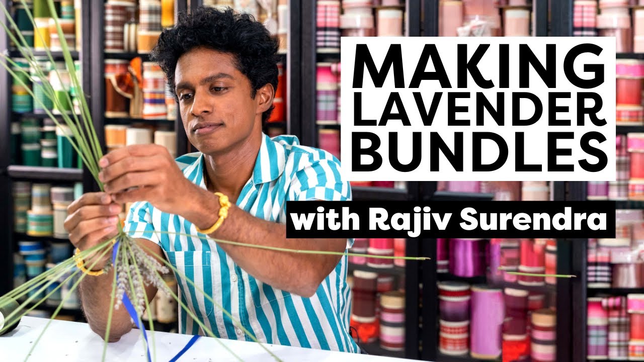 How to Make A Lavender Bundle, With Rajiv Surendra | HGTV Handmade