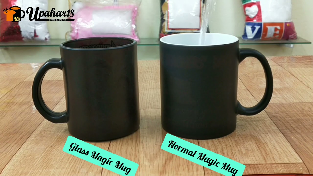 Glass Magic Mug vs Normal Magic Mug