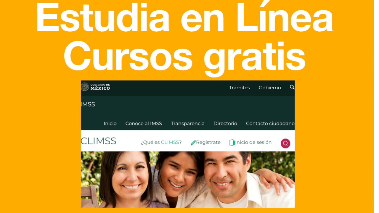 Conoce que es CLIMSS / Cursos en línea / Cursos gratuitos