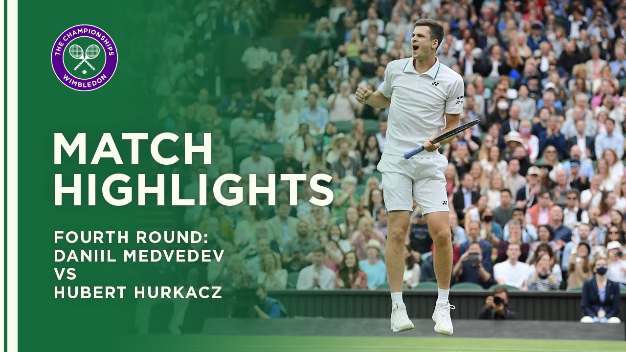 Daniil Medvedev vs Hubert Hurkacz | Fourth Round Highlights | Wimbledon 2021