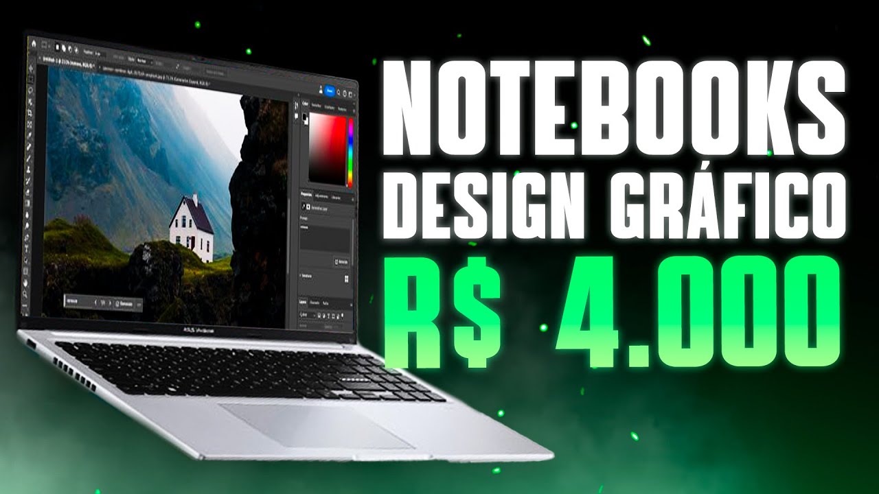 5 Notebooks para Design Gr&aacute;fico at&eacute; 4000 mil reais que voc&ecirc; deveria conhecer