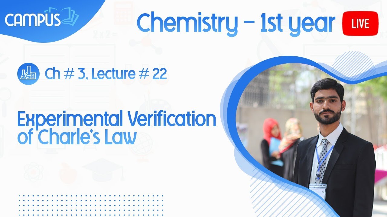 11th Chemistry Live, Ch 3, 3.2-Gas Laws - 11th Chemistry book 1 live