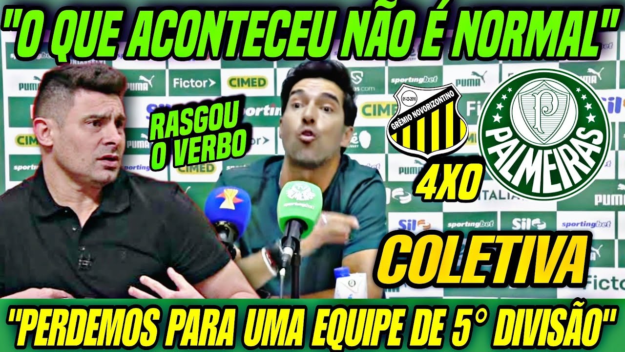 “ABEL RASGA O VERBO APÓS DERROTA DO PALMEIRAS: ‘O QUE ACONTECEU NÃO É NORMAL’”