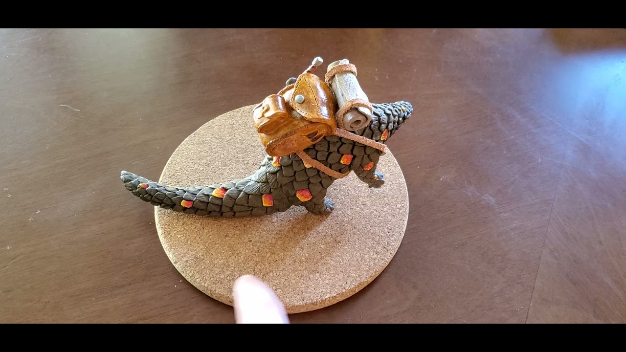 Quarrior Model (Pangolin + Sculpey)