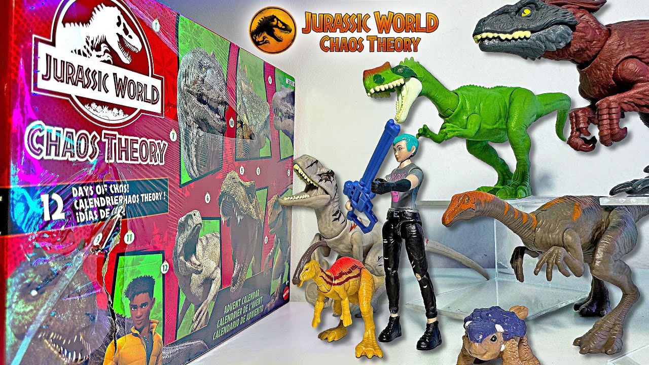 НОВЫЙ адвент-календарь «Теория хаоса» от Jurassic World с новыми игрушками-динозаврами! Полная ко...