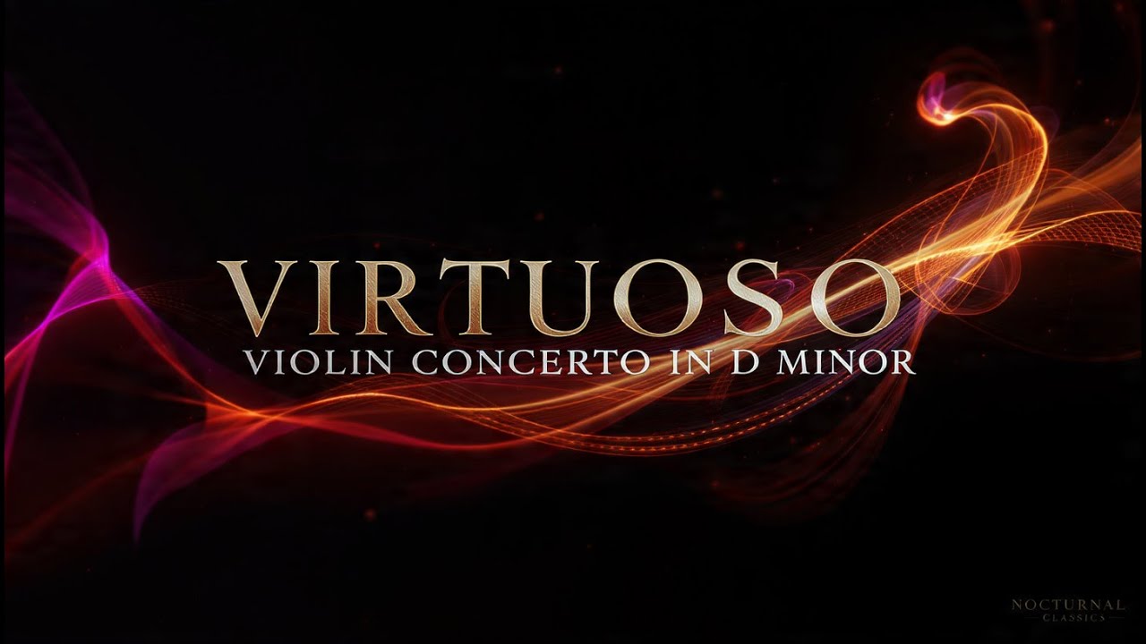 Nocturnal Classics - Virtuoso Violin Concerto in D Minor | Intense Classical Showpiece
