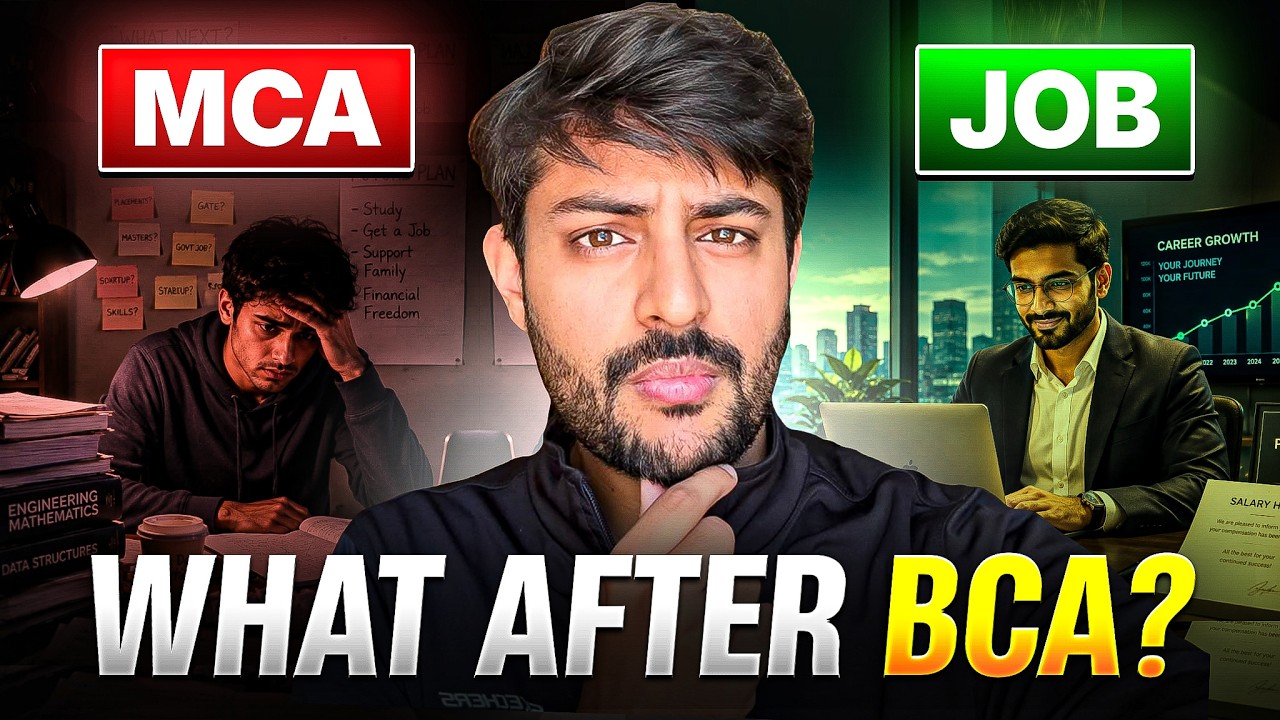 What to Do After BCA? Jobs vs. MCA: Which Is Best for You?😱