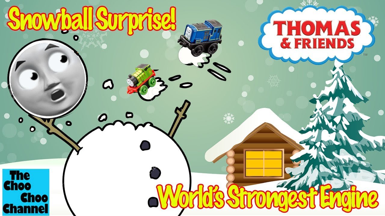 Snowball Surprise! | World's Strongest Engine | Thomas and Friends Toy Trains