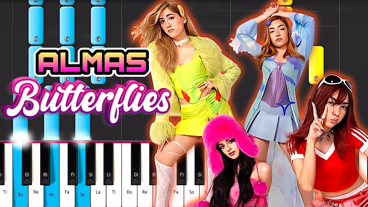 ALMAS - Butterflies  | Piano Tutorial
