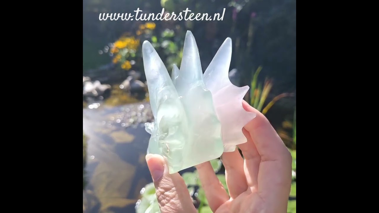 Dragon crystal carving Fluorite Skull Drakenenergie #edelstenen #tundersteen #Draak #crystals #skull