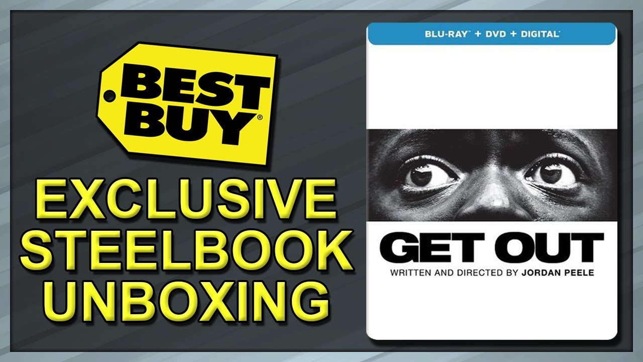 Get Out Best Buy Exclusive Blu-ray SteelBook Unboxing