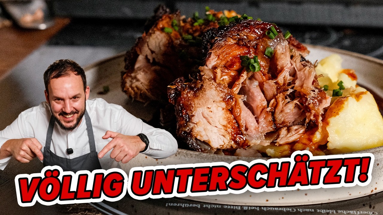 Die perfekte Kalbshaxe mit NUR 20 Minuten Arbeit!