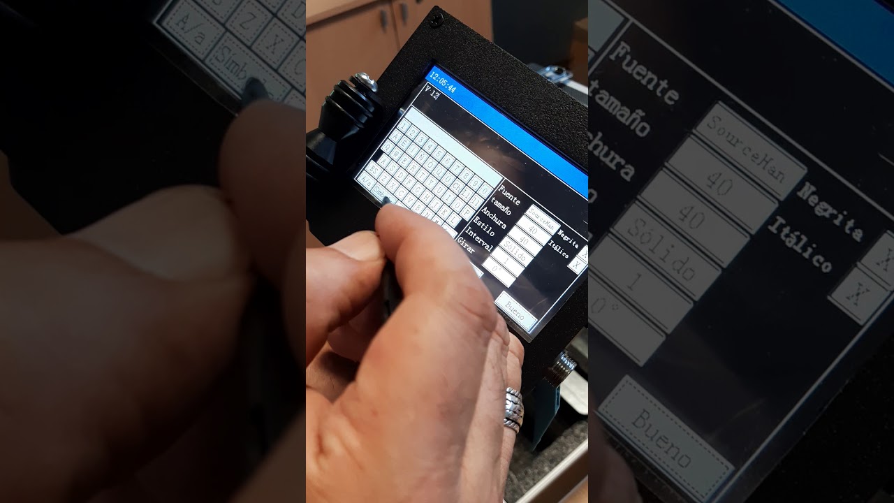 Edición y generación de mensajes en sistemas inkjet ASjet manual y mini