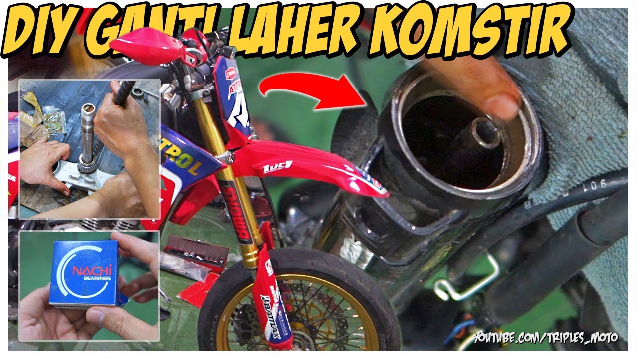 DIY Ganti Bearing NACHI Komstir CRF150L Supermoto Bro Soreben