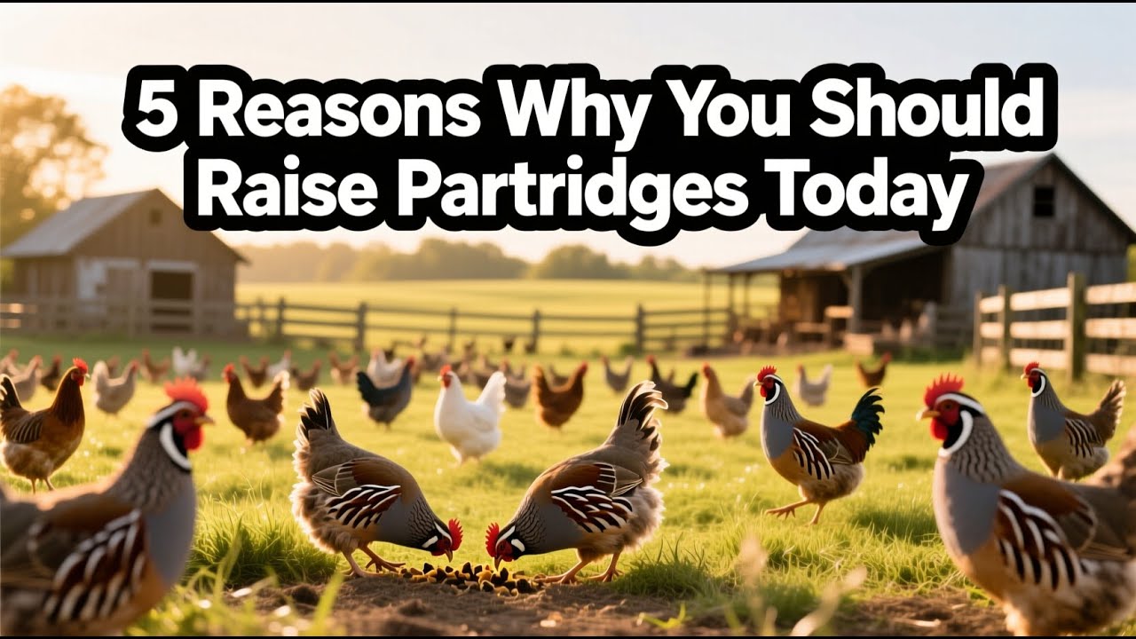 5 Reasons Why You Should Raise Partridges Today