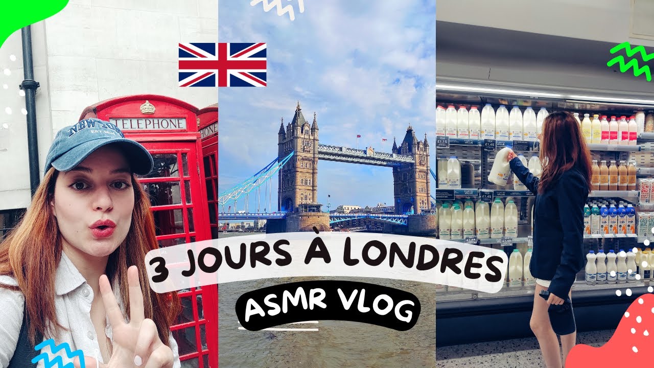 ASMR : on va à Londres ensemble et on chuchote très proche du tascam ! (VLOG ASMR)