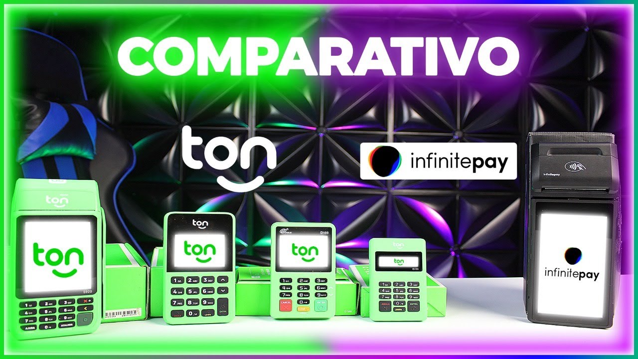 TON OU INFINITEPAY QUAL A MELHOR  MAQUINA DE CARTÃO EM 2022 ? COMPARATIVO COMPLETO