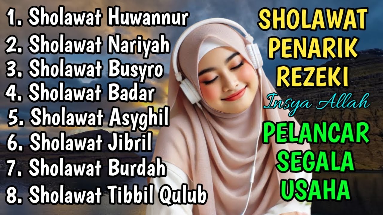 SHOLAWAT TERBARU 2026 | SHOLAWAT JIBRIL PENARIK REZEKI, BUSYRO, NARIYAH, SHOLAWAT NABI MERDU TERBARU