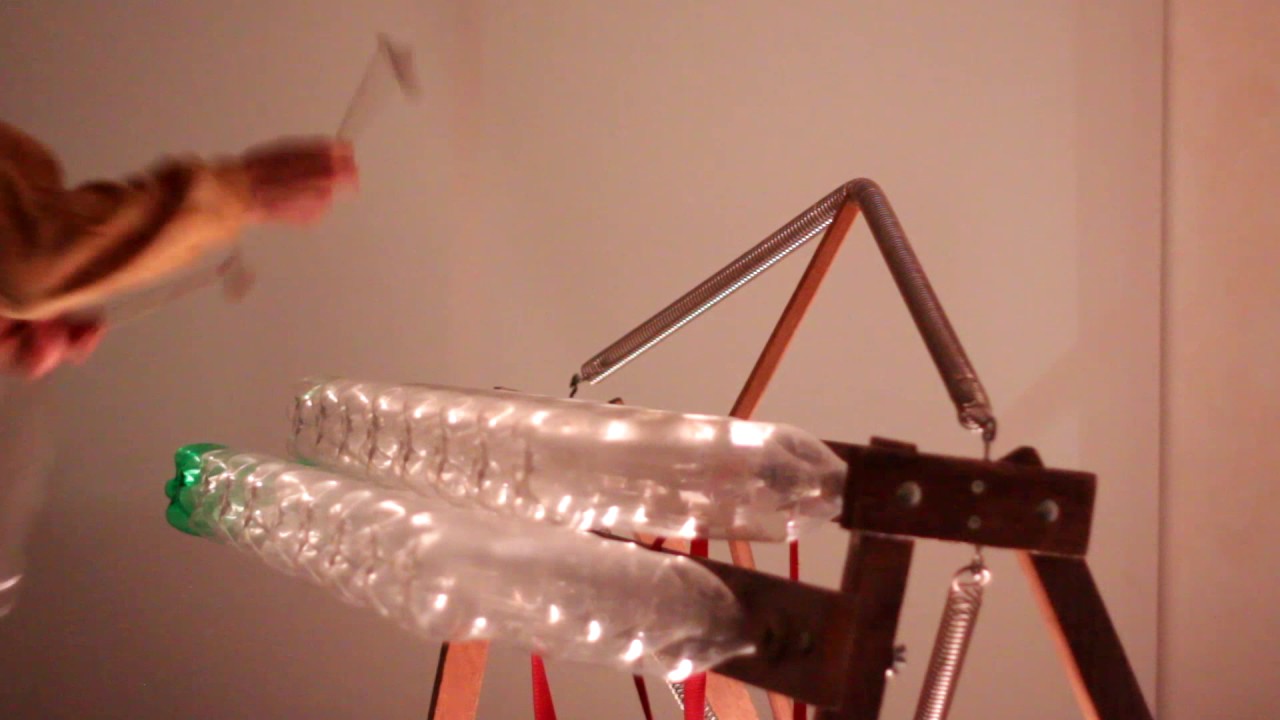 Bambarimba, Plastic Bottle Xylophone,  DIY Pet Marimba, Recycled Instrument