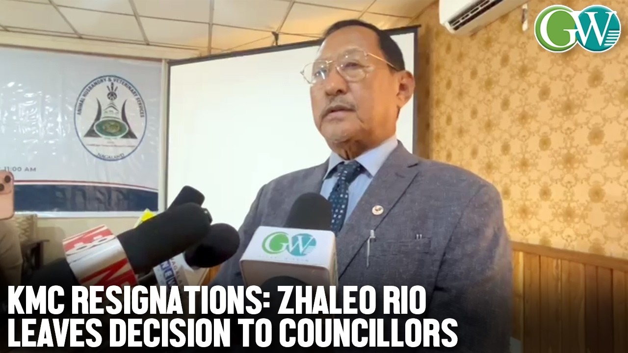 ZHALEO ON KMC CHAIRPERSON & DY CHAIRPERSON RESIGNATION;SAYS 'ITS UPTO COUNCILLOR TO ELECT NEW LEADER