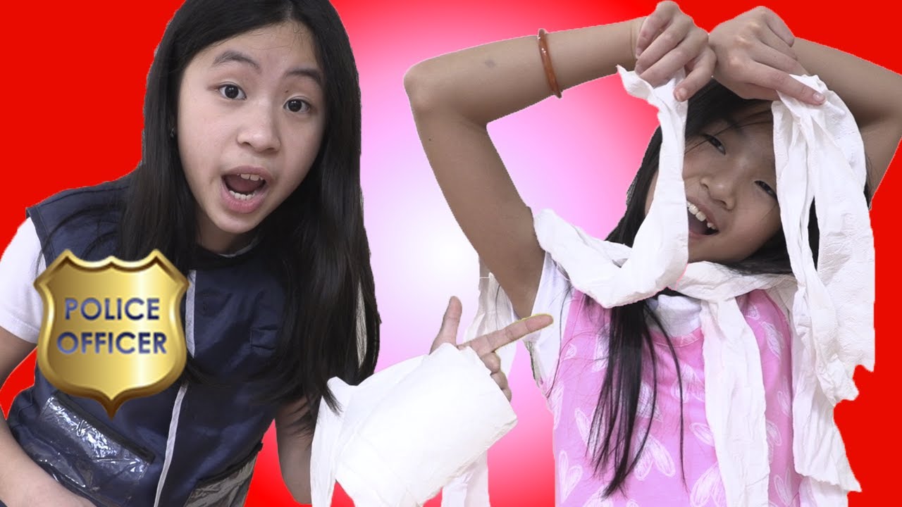 Pretend Play Police on Throwing Trash and littering