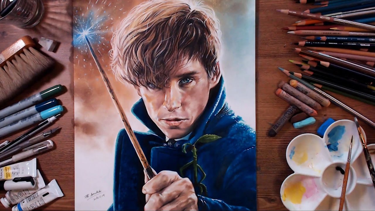 Newt Scamander - Fantastic Beasts and Where to Find Them | drawholic
