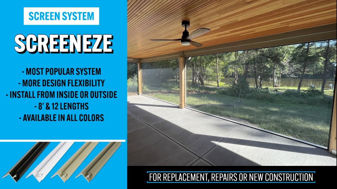 SCREENEZE&reg; - The No-Spline Screen System