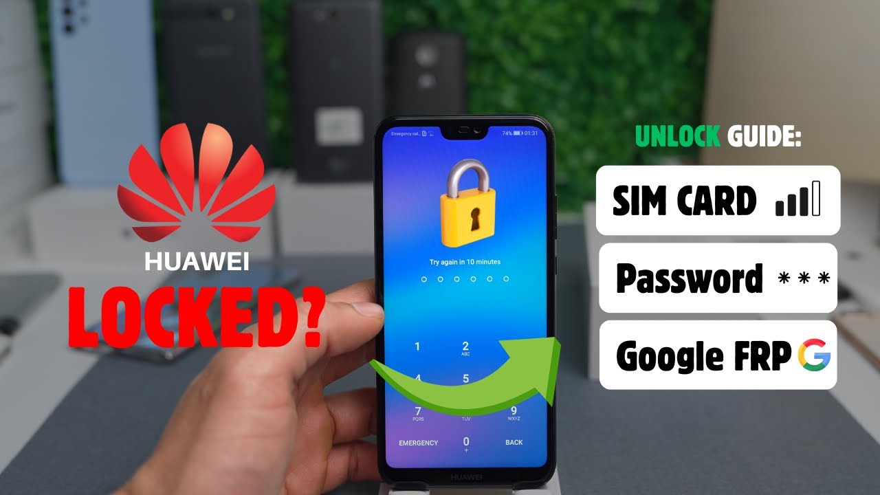 How to Unlock a Huawei Phone - Network, Password, & Google account | Full Guide 2026