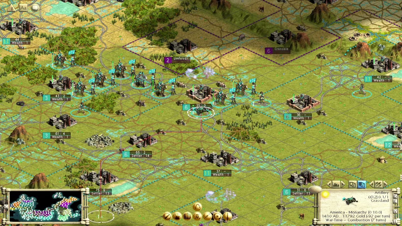 Civilization 3 Gameplay America Emperor part 073