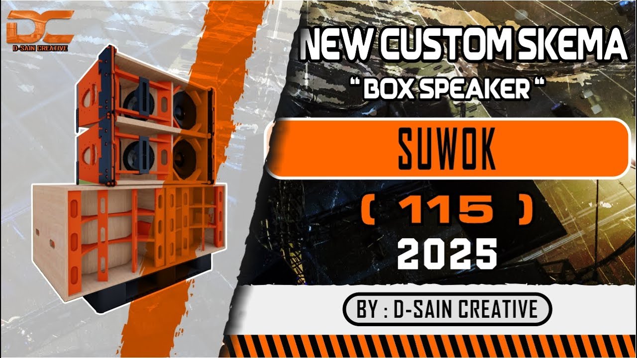 PLAN SKEMA BOX SUBWOOFER SUWOK 115 NEW CUSTOM 2025 