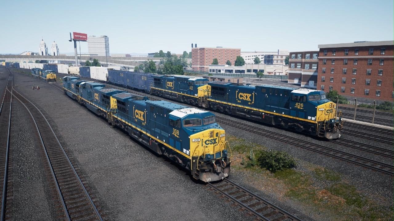 Train Sim World 5 CSX Transportation GE AC4400CW MBTA Commuter Worcester Framingham PS5 Gameplay