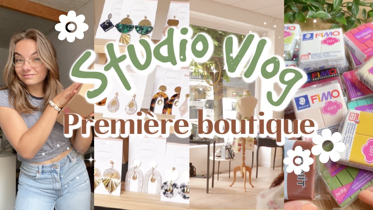 // Studio vlog : J'expose en boutique pendant une semaine \\