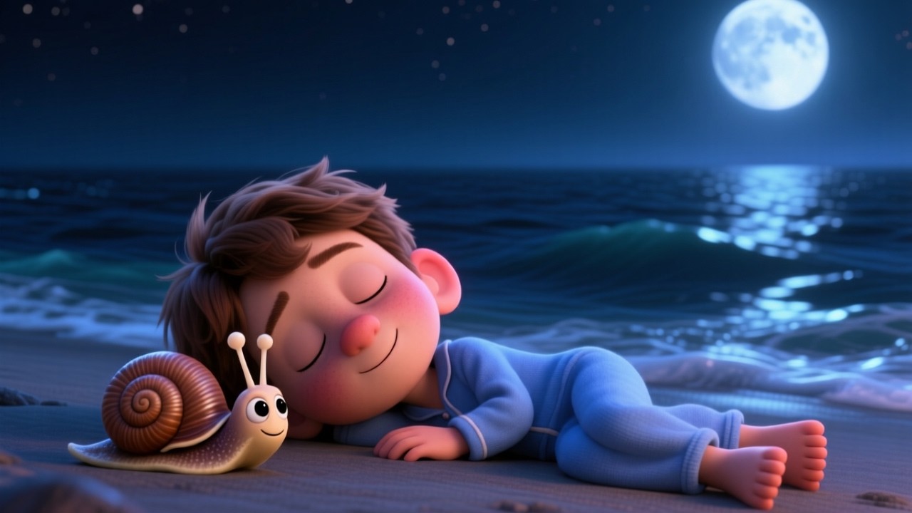 Caracol do Mar 🐌🌊 | Canção Suave para Dormir Bebés | Sons do Mar