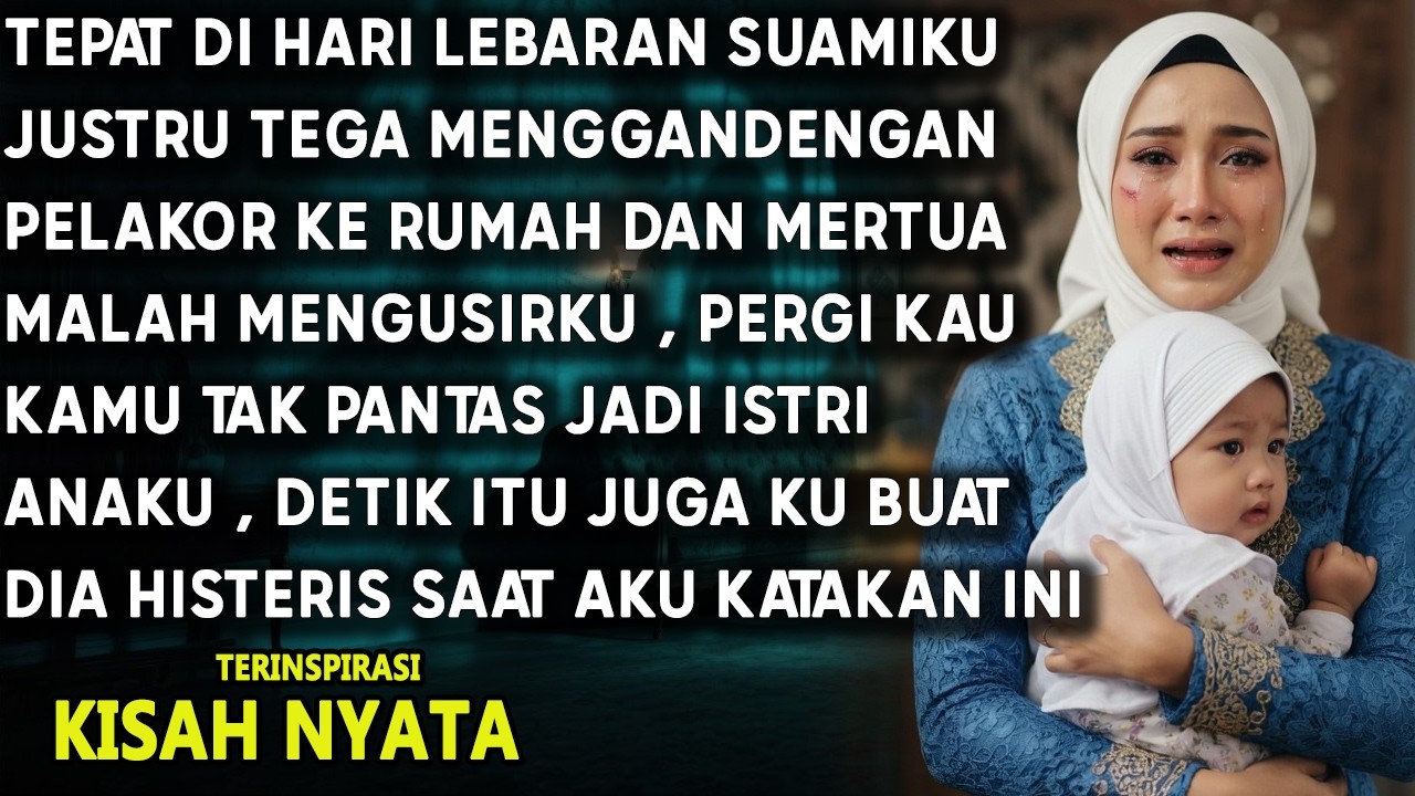 KARMA LEBARAN ! AKU DAN BAYIKU DI USIR SUAMI DEMI PELAKOR , KINI KU BUAT DIA MENANGIS DARAH !