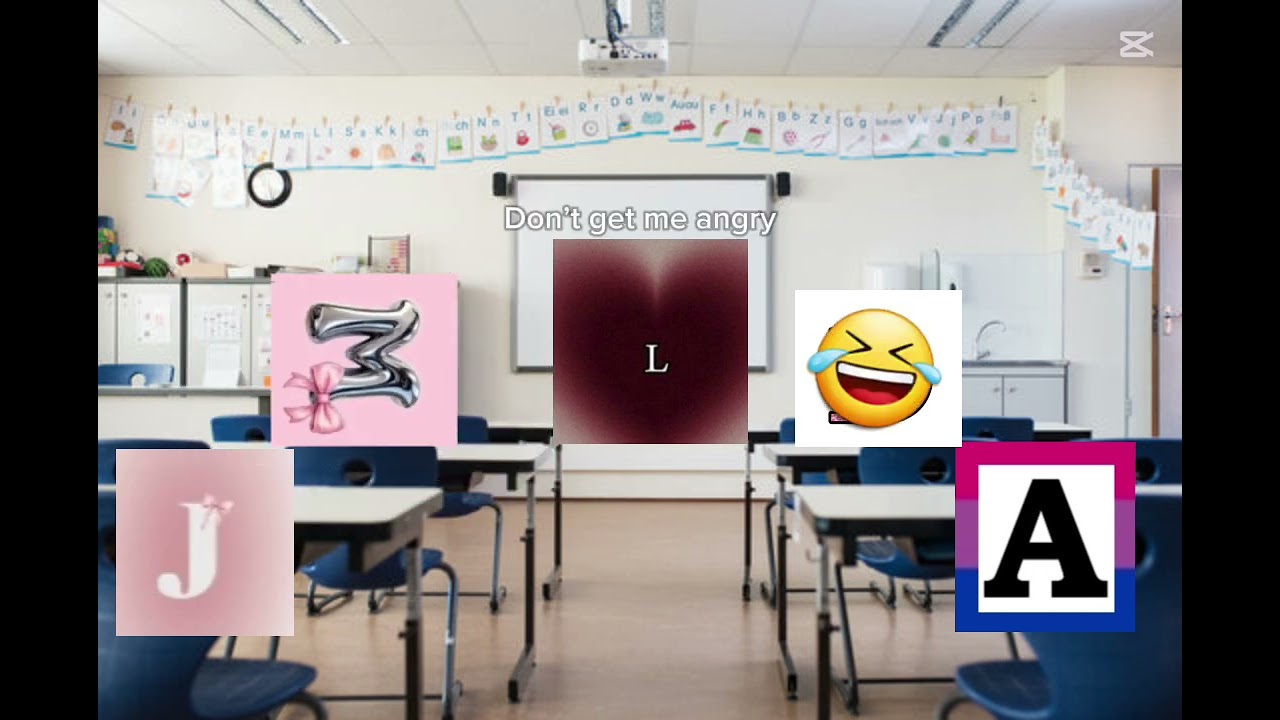 In class be like in my head